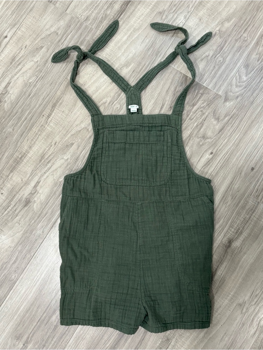 Woman’s Aerie Vintage Olive Green Overalls Romper Boho M